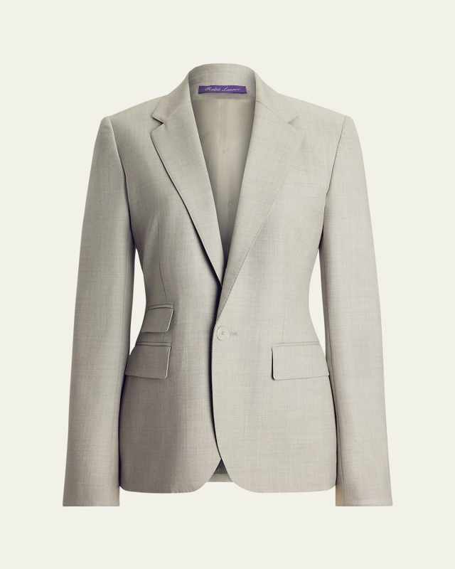 Russel Wool Single-Breasted Jacket